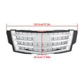 Center Mesh Grille for Cadillac Escalade (2015–2020) Silver Gray