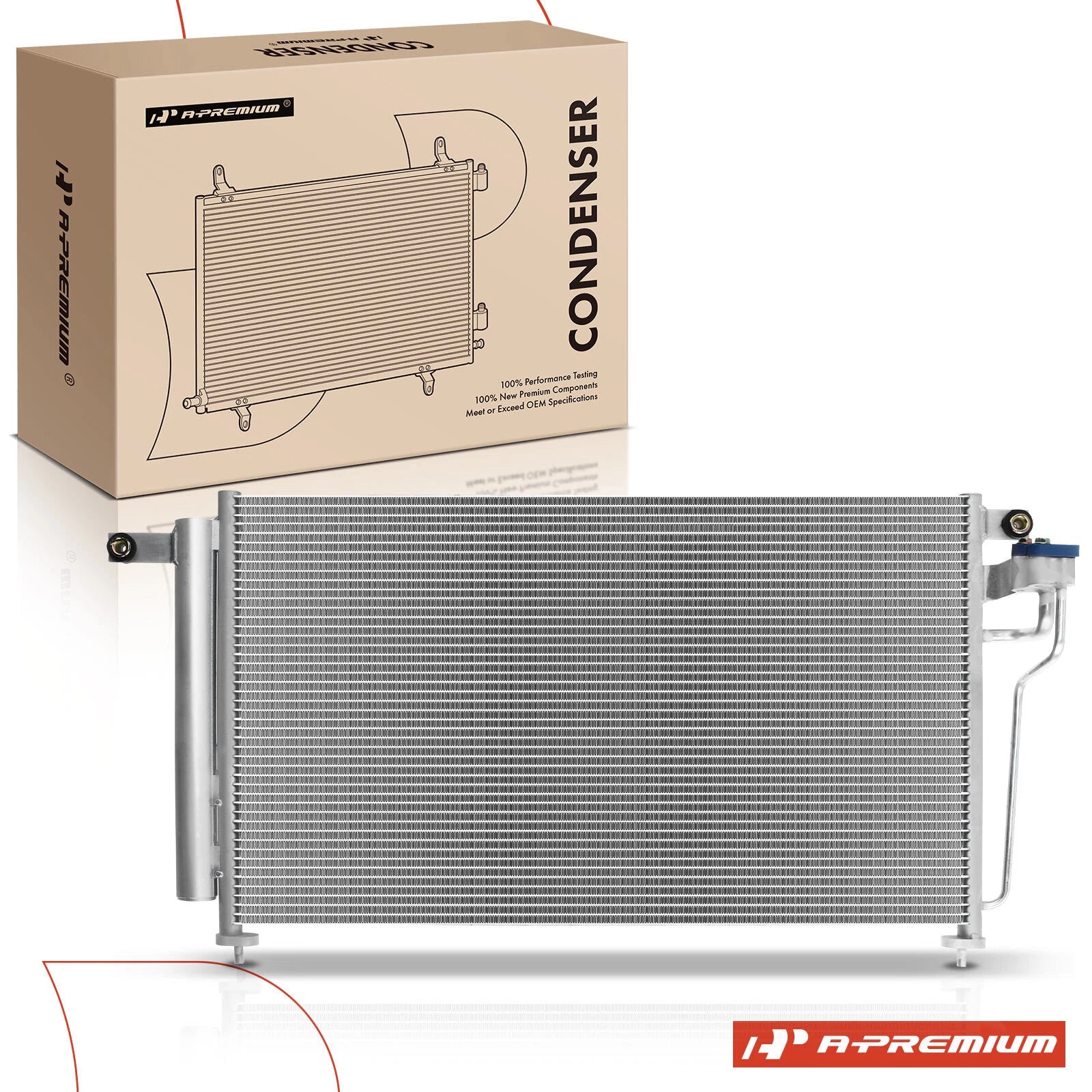 A/C Condenser with Receiver Drier for Kia Rio Rio5 (2006–2011)