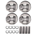 4X Pistons & Rings for Subaru Baja Impreza 2.5L SOHC EJ253 (2003–2006) 12006AB470