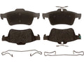 Set of 4 Rear Brake Pads for Jaguar S Type (2006–2008) SW649BB Silver Ceramic