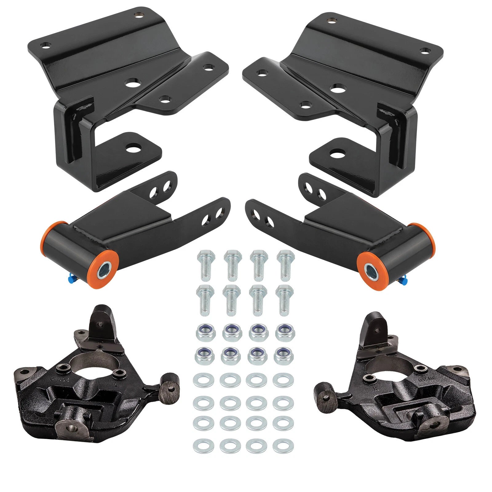 2" Front 3-4" Rear Drop Kit for Chevy Silverado GMC Sierra 1500 (1999–2006)