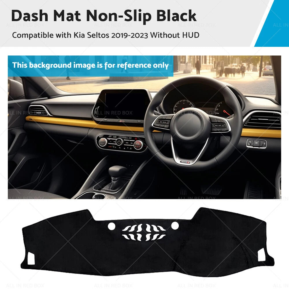 Non-Slip Dash Mat for Kia Seltos (2019–2023) Dashboard Cover