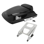 Razor Trunk Backrest Pad Mount Rack for Harley Street Road Glide (2014–2025)
