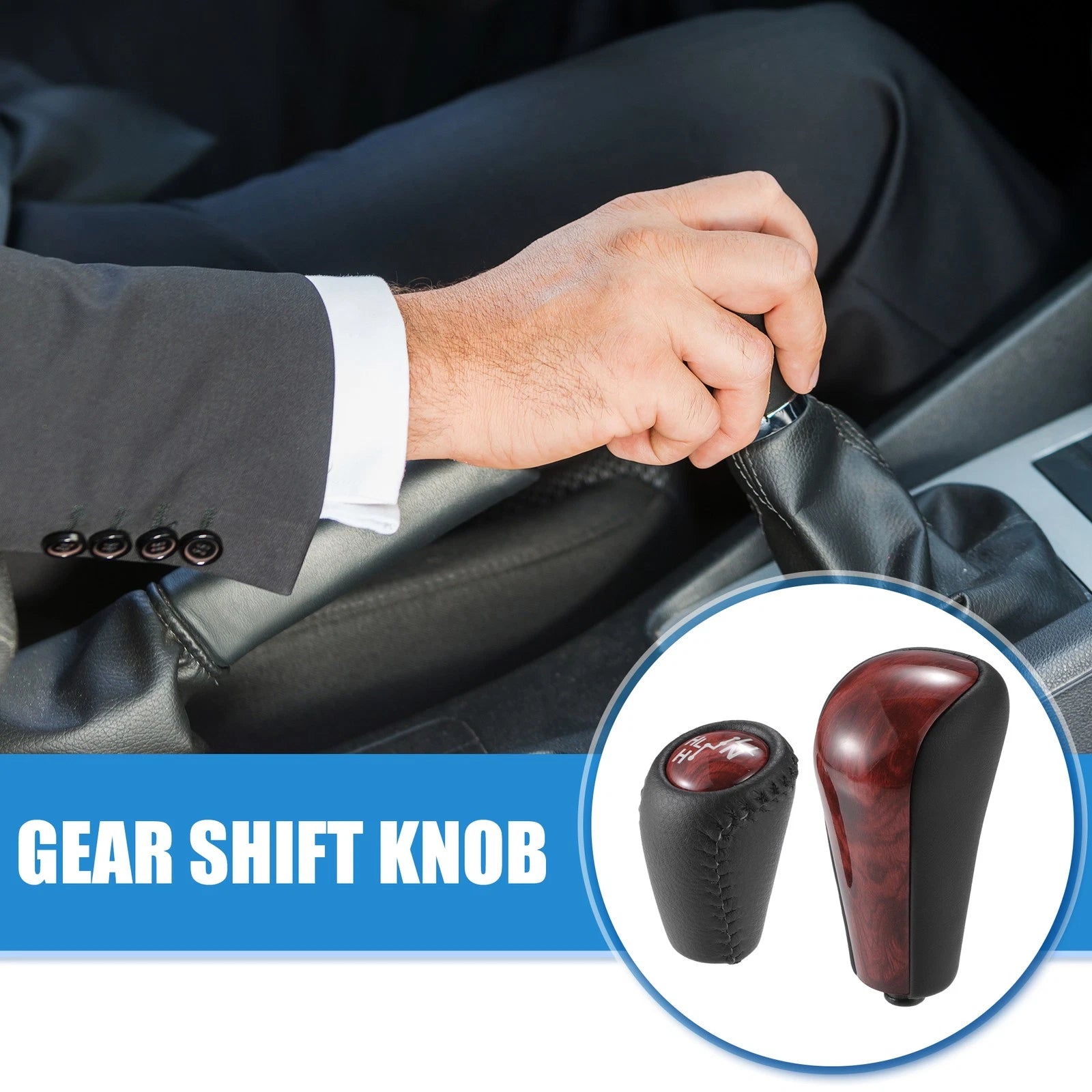 Set of 4 Speed Automatic Transmission Shift Knobs for Toyota Prado 120 (2003–2009)