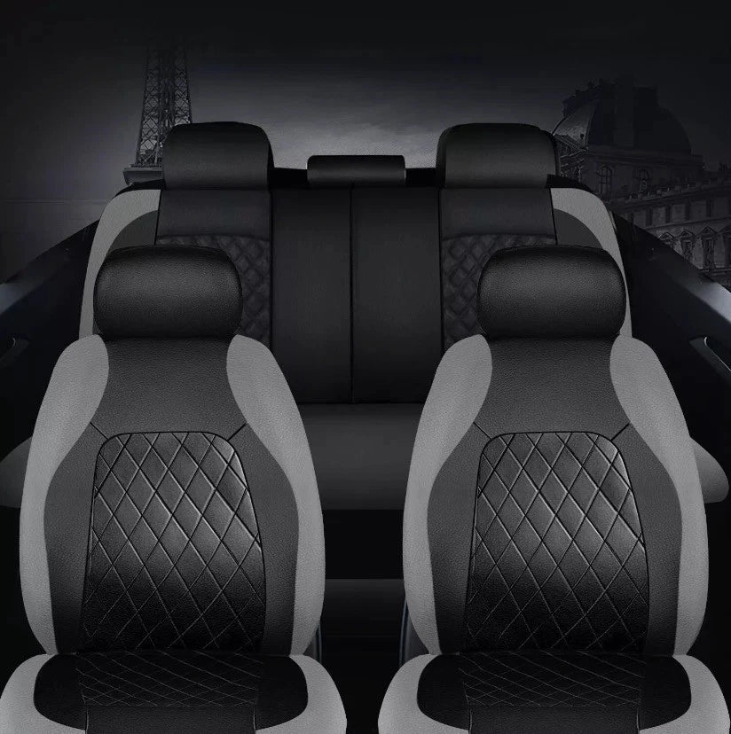Leather Car Seat Covers Full Set for Nissan (5-Seats)
