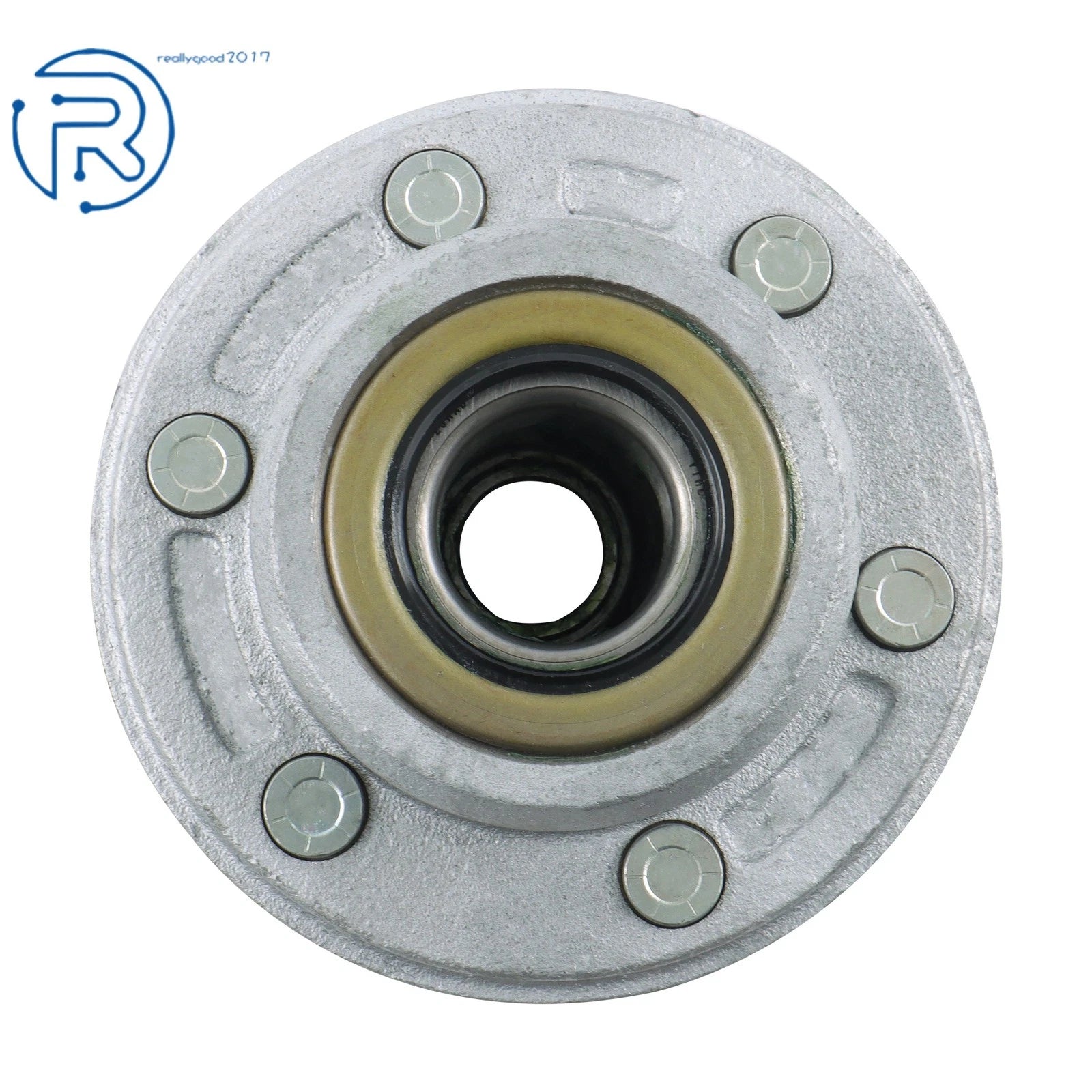 Trailer Hub Kit for Axle 6000 lbs 6 on 5.5" Bolt (Pre-Greased, Galvanized)