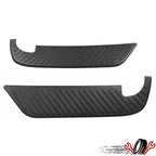Set of 2 Black Rear Step Bumper Pad Covers for F150 F250 (1997–2004)