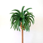 10Pcs 4.33" Coconut Palm Trees for Garden Railway Landscape Scenery