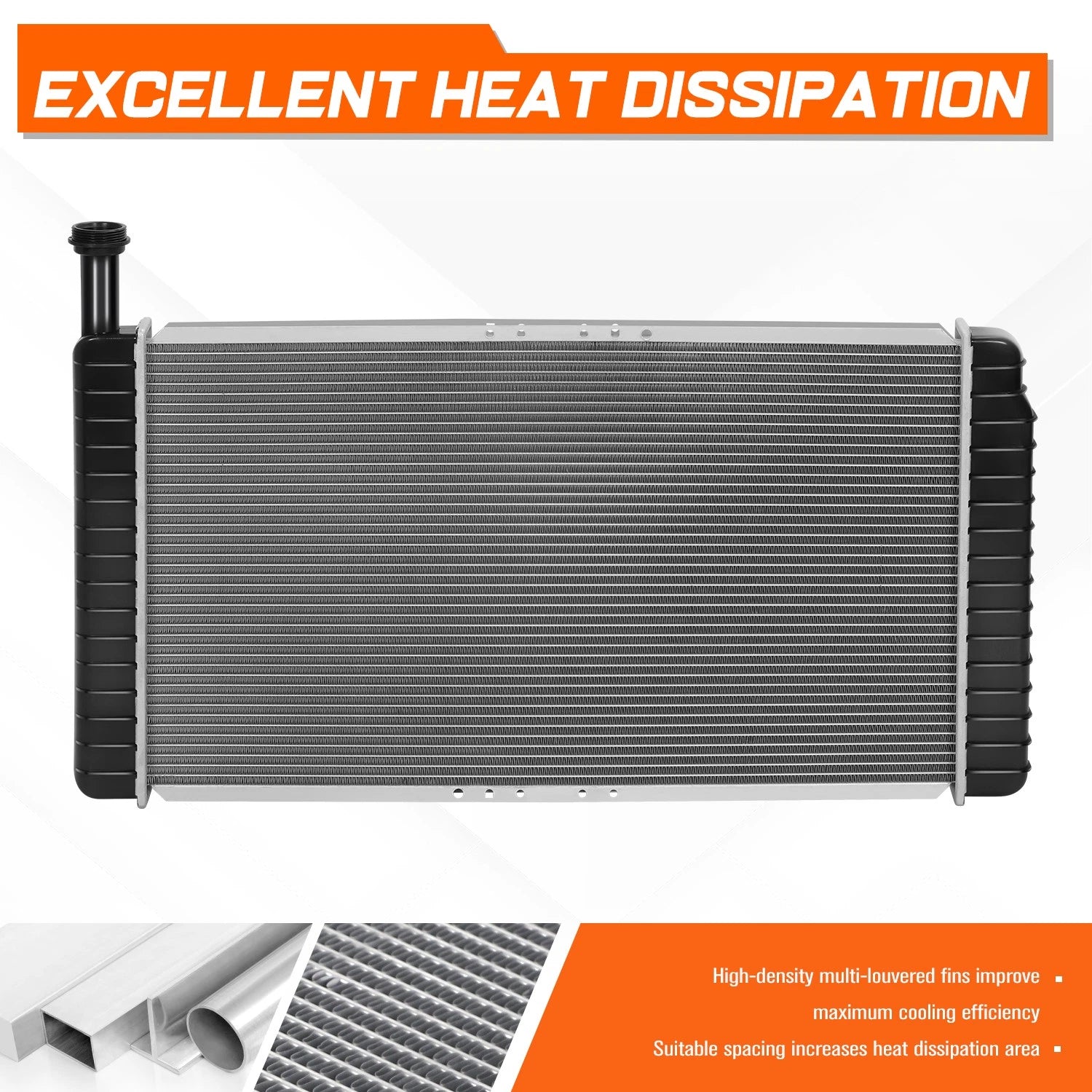Full Aluminum Core Radiator for Express/Savana 1500 2500 (2003–2005) DPI-2712