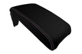 Console Lid Armrest Cover for Toyota Camry (2012–2017) Carbon Fiber Pink Stitch