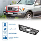 Front Upper Hood Bumper Grille for Lexus LX470 (1998–2008) TRD Black