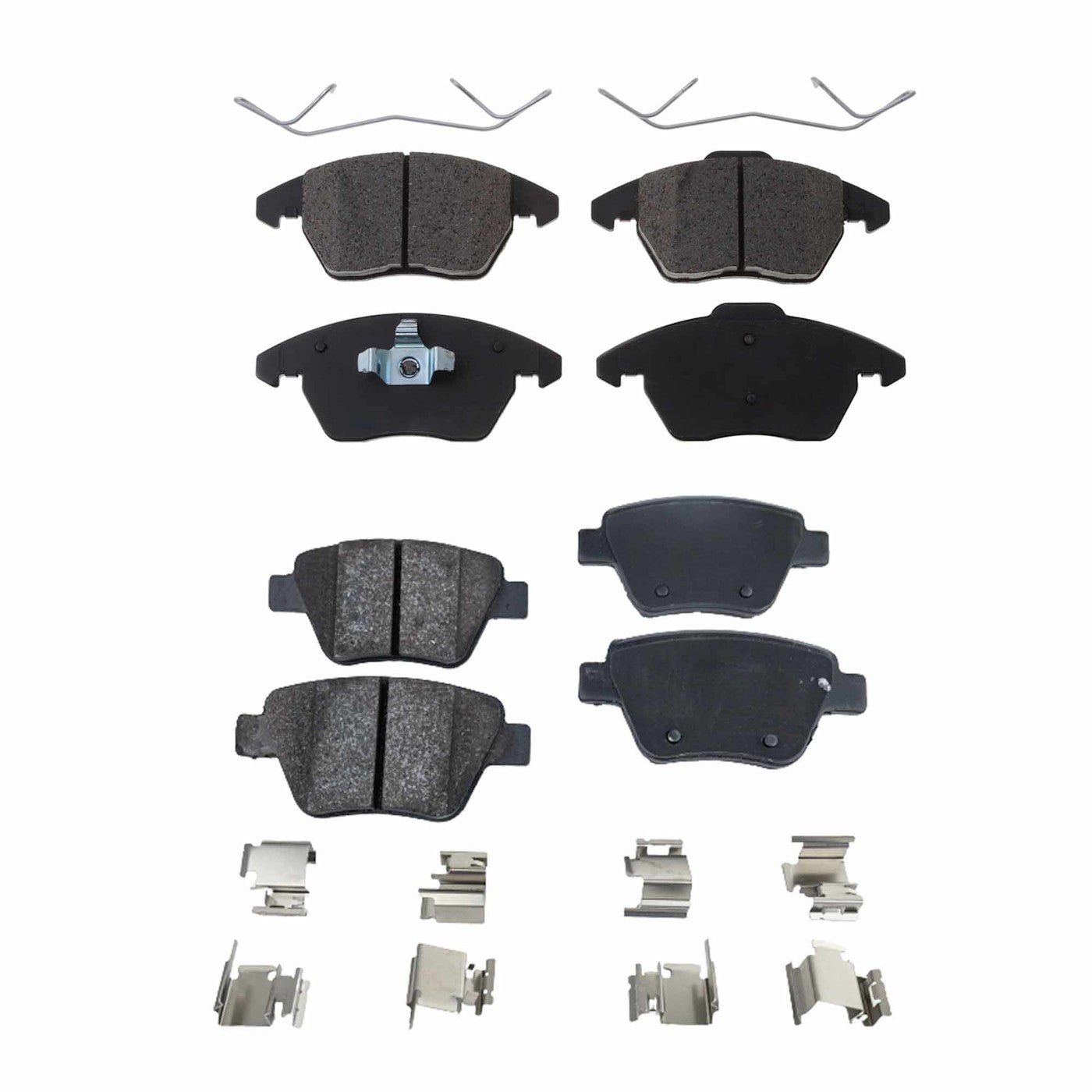 Set of 4 NAO Brake Pads for Volkswagen Jetta Wagon (2010–2018)