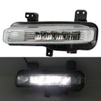 LED DRL Fog Light Cover for Ford Explorer (2020â2021) Black Trim Driver Side