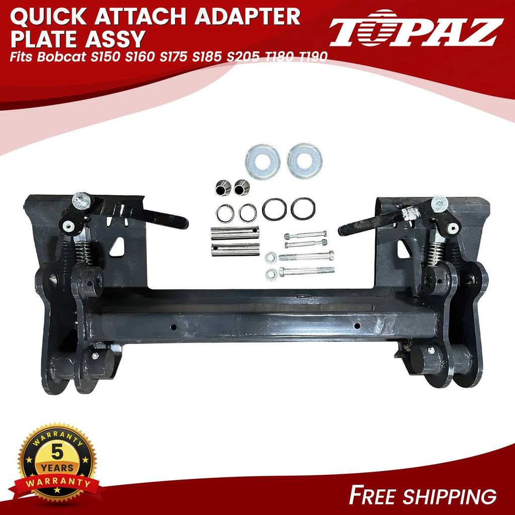 Quick Attach Adapter Plate for Bobcat S150 S160 S175 S185 S205 T180 T190