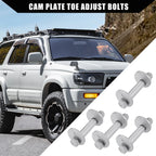 Set of 4 Lower Control Cam Plate Toe Adjust Bolts for Toyota 4Runner (1995–2004)