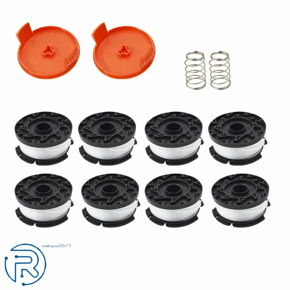 8PK String Trimmer Spool for Black and Decker AF-100-3ZP (30ft .065")