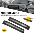 White LED Side Mirror Turn Signal Light for Ford F-150 Raptor (2009–2014)