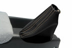 E Brake Boot Cover for Nissan Skyline R32 (1989–1993) Black Beige Stitch