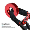 Recovery Ring Snatch Block Pulley for Off Road Winch Rope (37479 lbs)