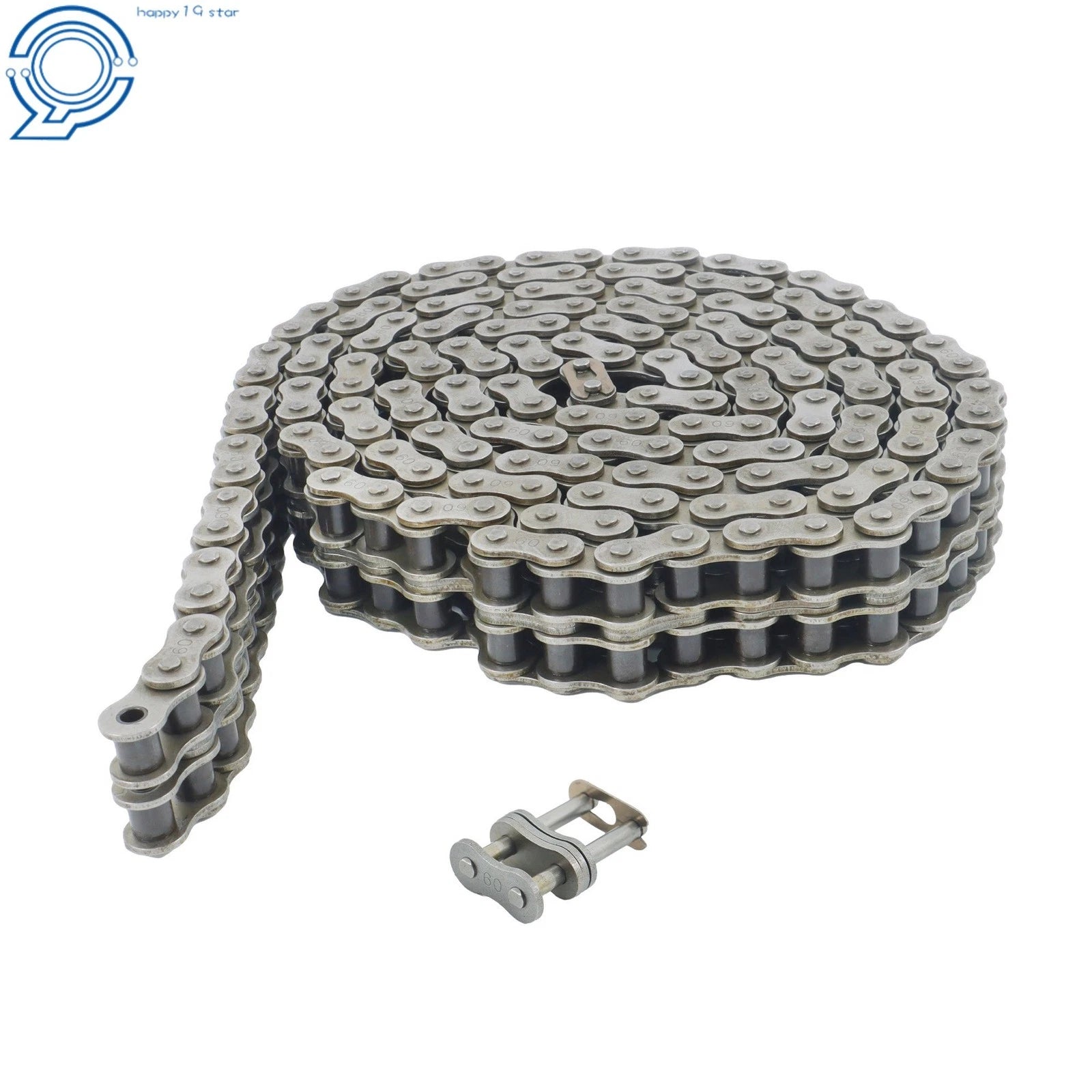 2X Duplex Roller Chain for Various Applications (10 Feet)