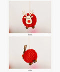 Pom Decoration Pendant for Christmas Tree Adorable Reindeer