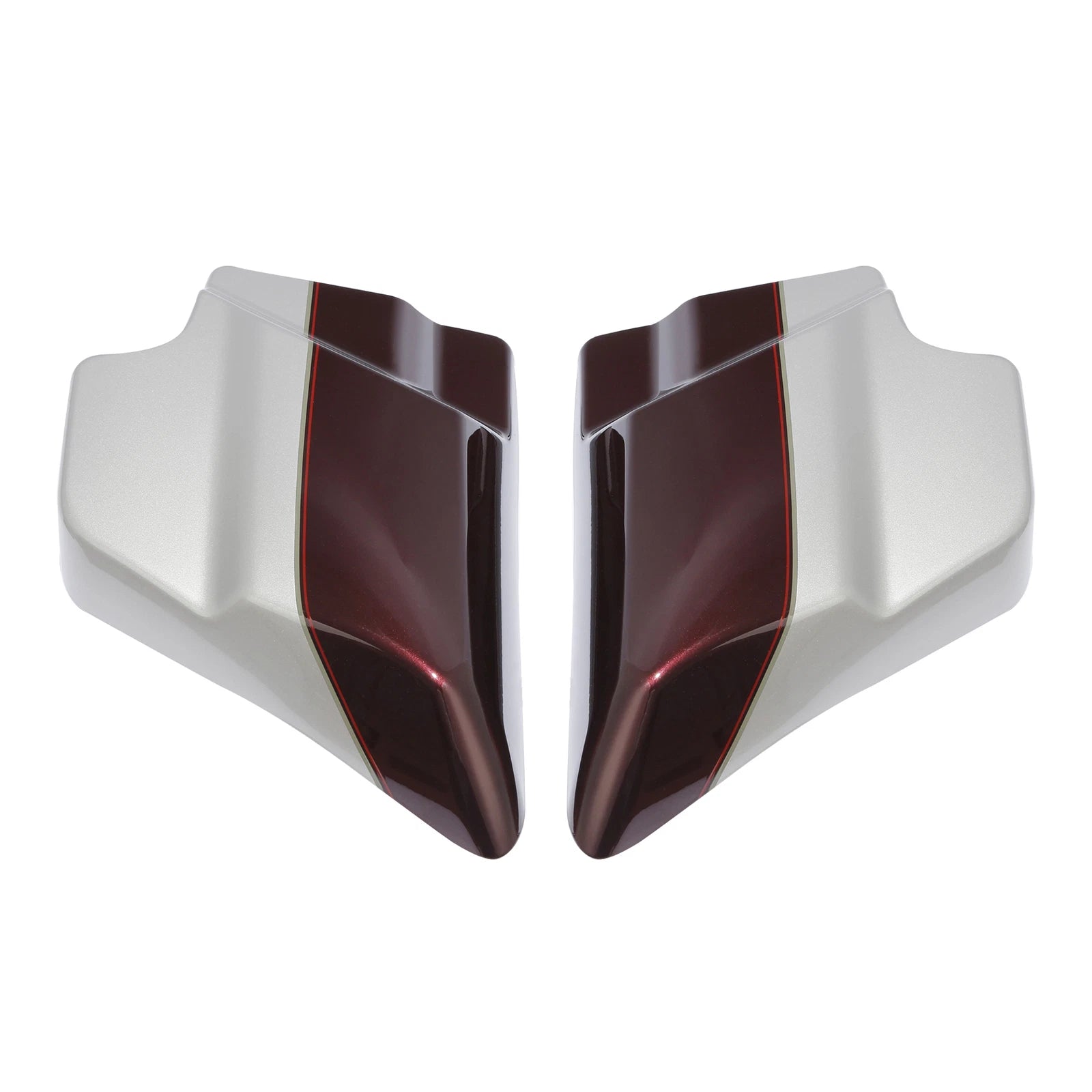 Side Covers Panel for Harley Touring (2009–2023) Twisted Cherry/Silver Fortune
