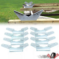 Set of 8 V Wing Brackets for Pontoon Trailer (Fits Various Models)