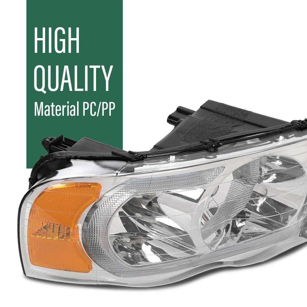 Clear Chrome LED Tube DRL Headlights for Dodge Ram 1500 2500 3500 (2002–2005)
