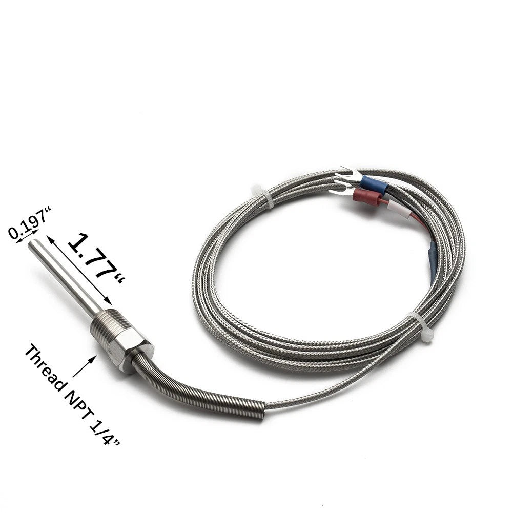 K Thermocouple Temperature Sensor for PID Controller Replacement