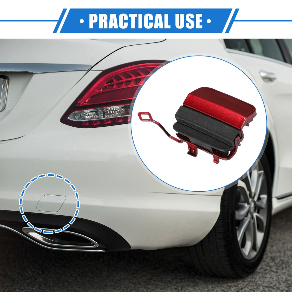 Tow Hook Eye Hole Cover Cap for Mercedes-Benz C300 (2019–2021) Red 786527214167