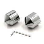 28mm Front Axle Nut Covers for Harley Choppers, Honda, Suzuki, Kawasaki, Yamaha