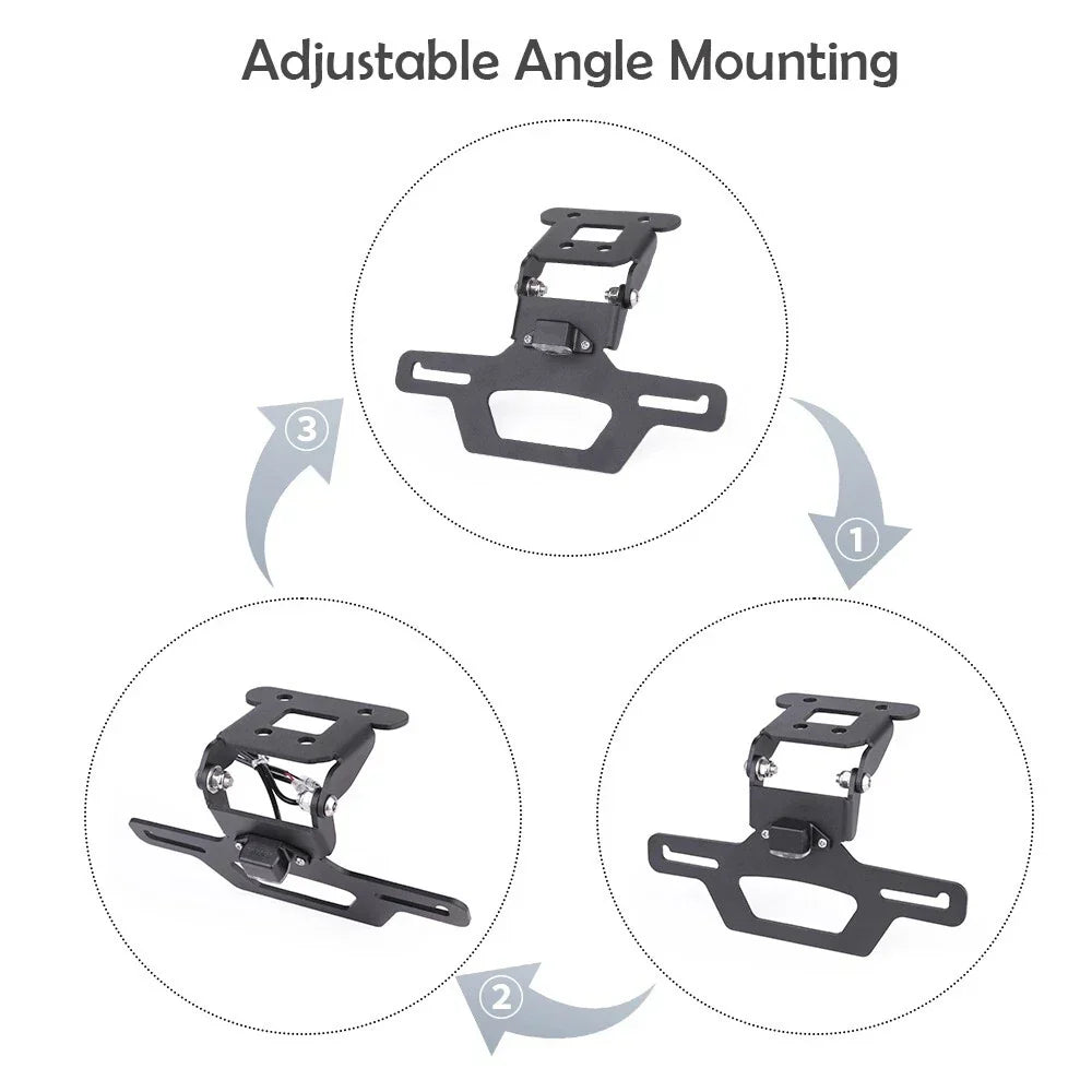 Tail Tidy Eliminator Plate Holder for Kawasaki Ninja 400 (2018–2024)