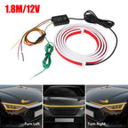 180cm Dynamic White LED DRL Hood Light Strip for Universal Fit (2010–2023)