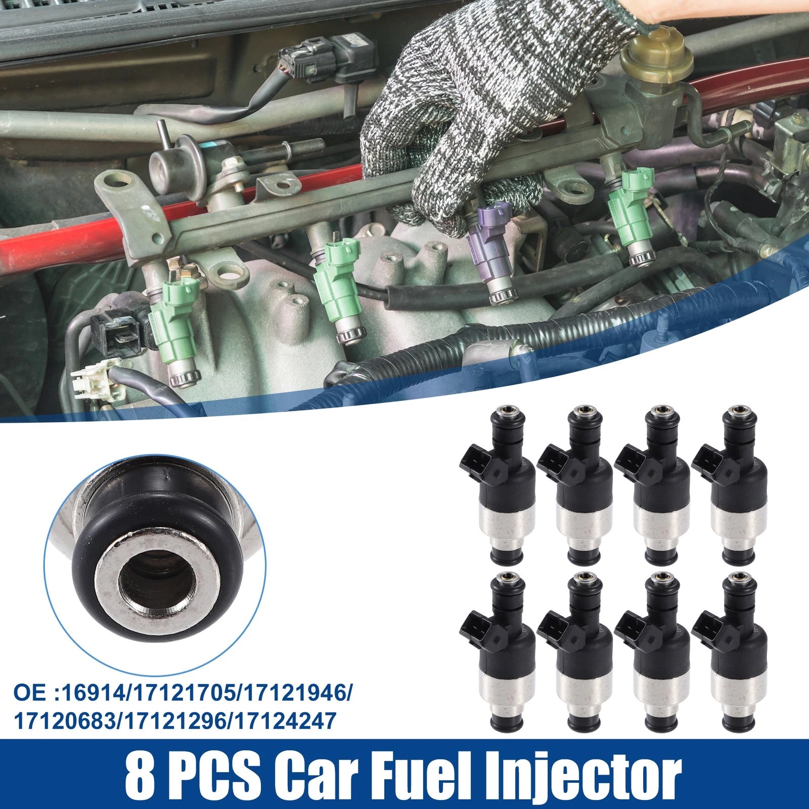 8 Pcs Fuel Injector Nozzle for Chevrolet Lumina APV 3.8L (1990–1996)