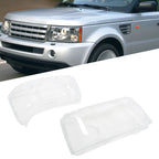 Headlight Lens Cover Pair for Land Rover Range Rover Sport (2006–2009)
