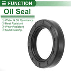 Set of 5 Oil Seal Rotary Shaft Seal NBR Rubber 35x52x10mm