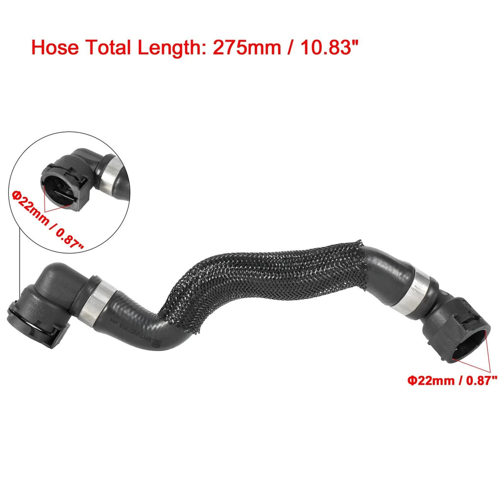 Radiator Coolant Water Hose 17127592651 for BMW 650i 550i (2006–2010)