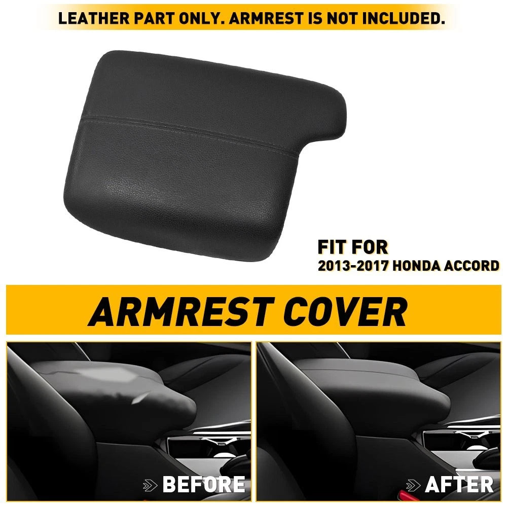 Center Console Armrest Cover for Honda Accord (2013–2017) Leather