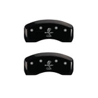 Set of 4 Gloss Black Caliper Covers for 1997-2004 Ford Mustang by MGP