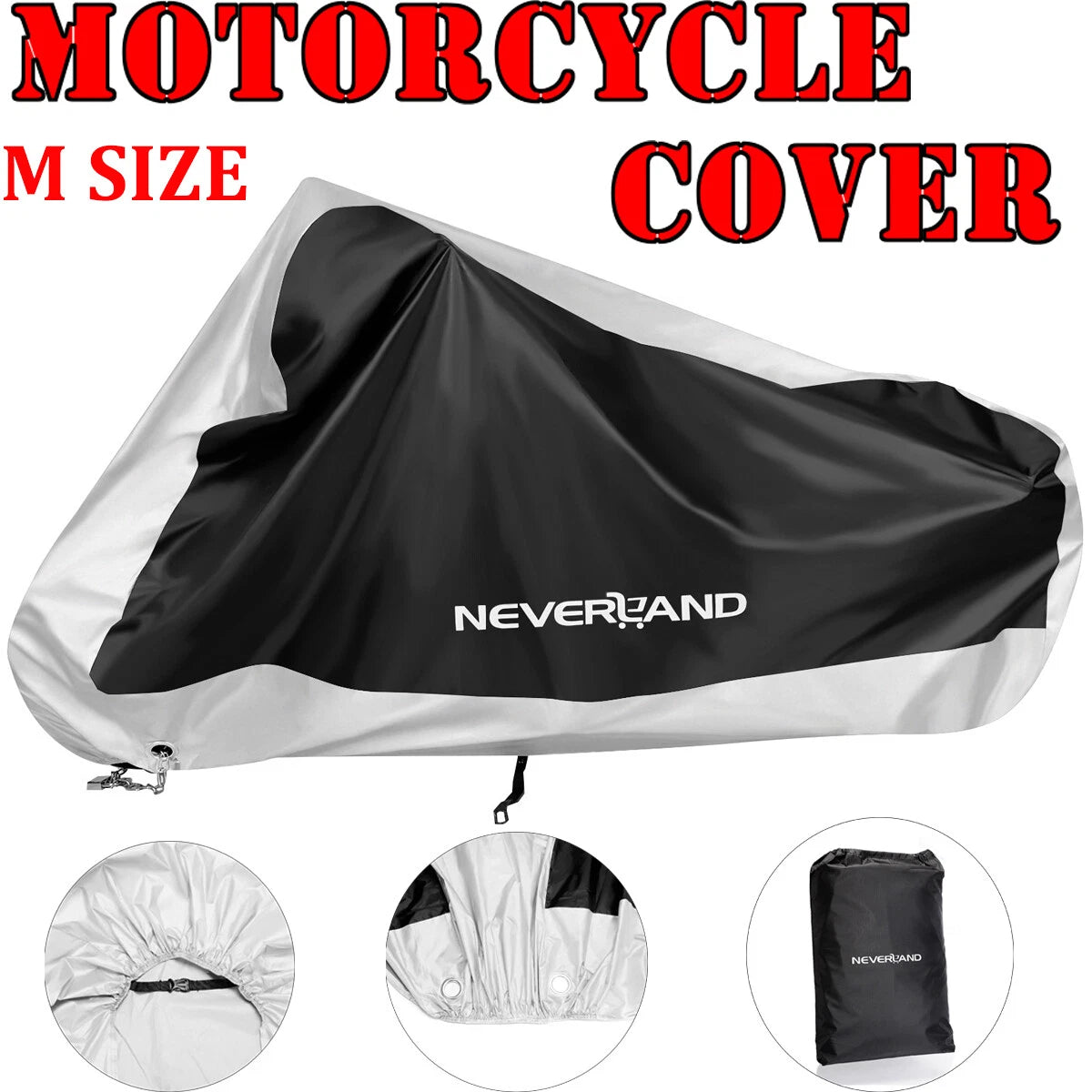 Motorcycle Cover for Yamaha Zuma 50 125 (Waterproof, Dust, UV, Snow)