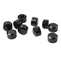 10x Engine Bolt Topper Caps Cover Black for Harley Dyna Softail