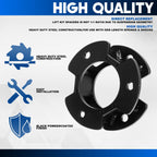 Set of 2 Carbon Steel Bump Stop Mount Lift Kit Spacers for Ford Ranger (2019–2026)