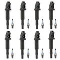 Set of 8 Ignition Coils & Spark Plugs for BMW E70 X5 4.8 V8