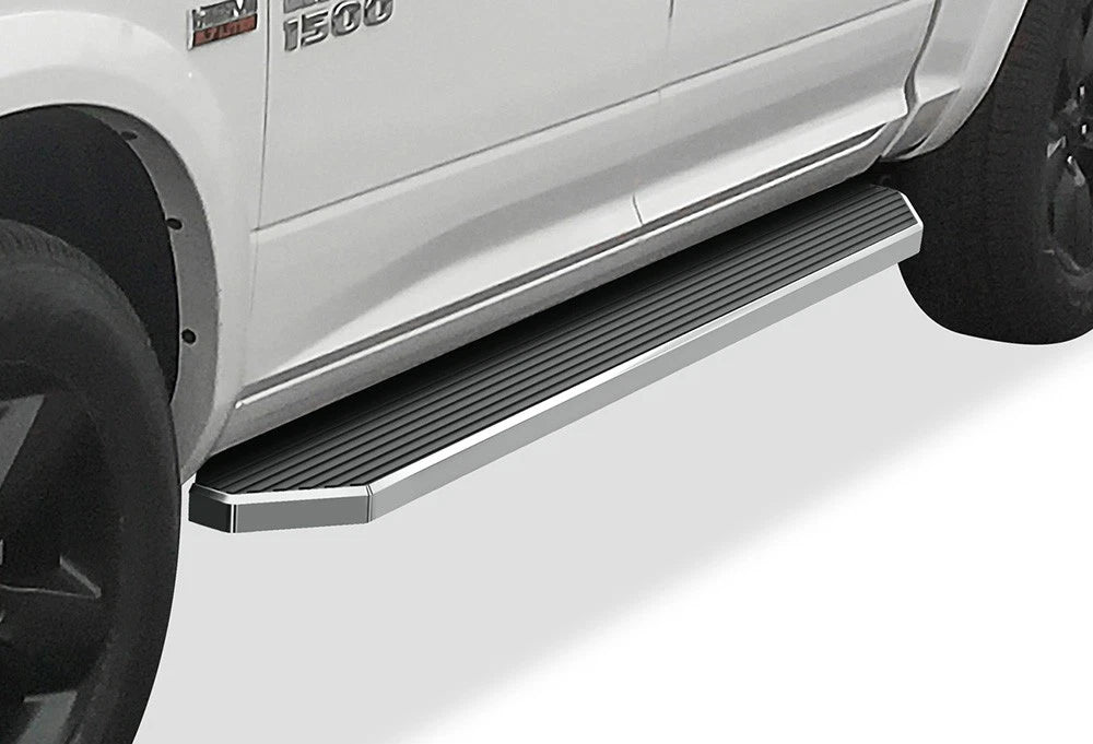 Set of 2 Polished 6" Side Steps for Dodge Ram 1500 2500 3500 (2009–2018)