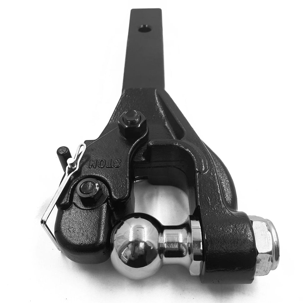 8T Receiver Mount Combination Pintle Hitch w/ 2" Ball for 2-Inch Receiver