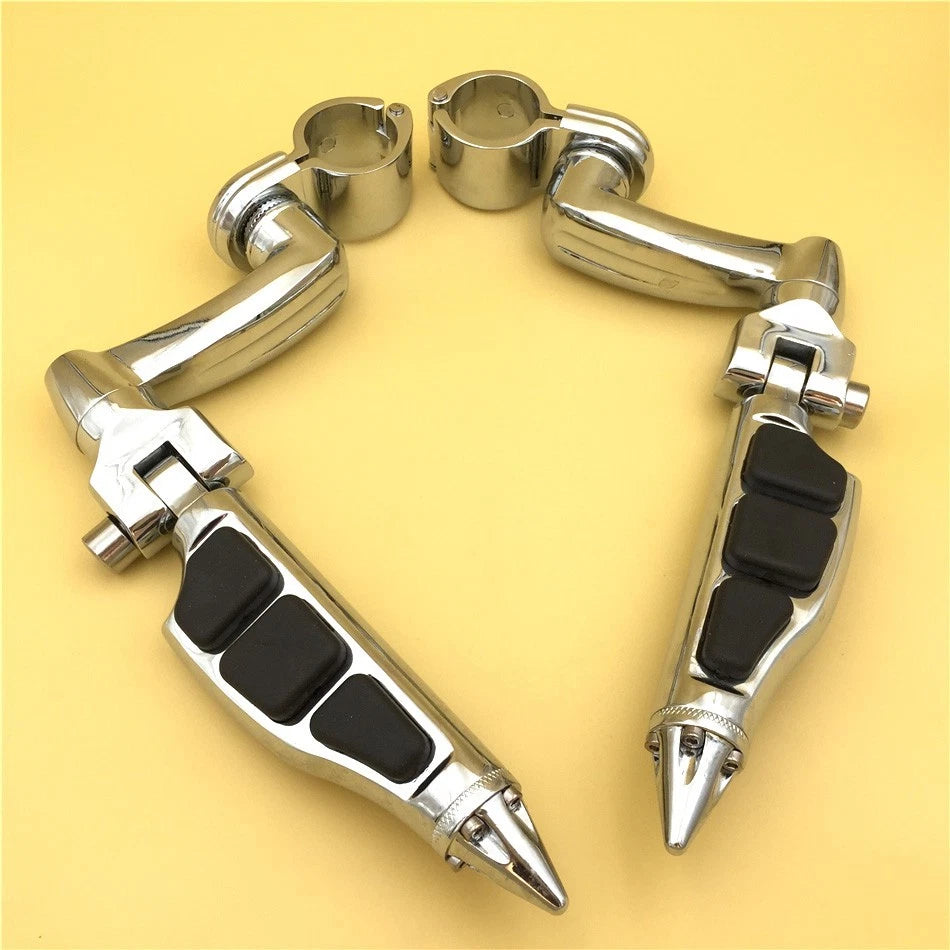 Chrome Stiletto Shape Foot Peg for Honda GoldWing VTX1300 Shadow Valkyrie (2001–2008)