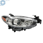 Right Side Headlight for Mazda 6 (2014–2017) Black Housing Clear Lens