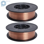 2 Pack Mild Steel MIG Welding Wire for Universal Use (10-lbs Roll)