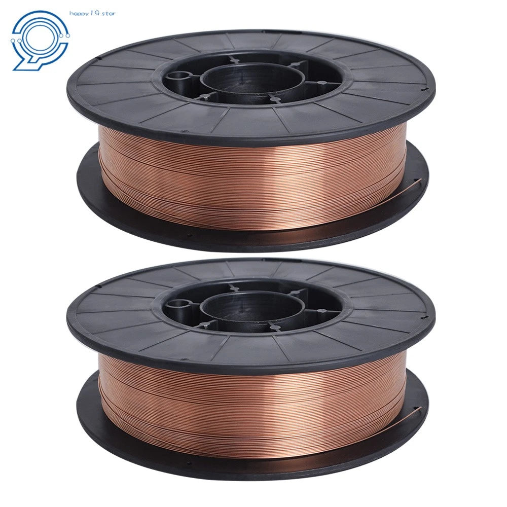 2 Pack Mild Steel MIG Welding Wire for Universal Use (10-lbs Roll)