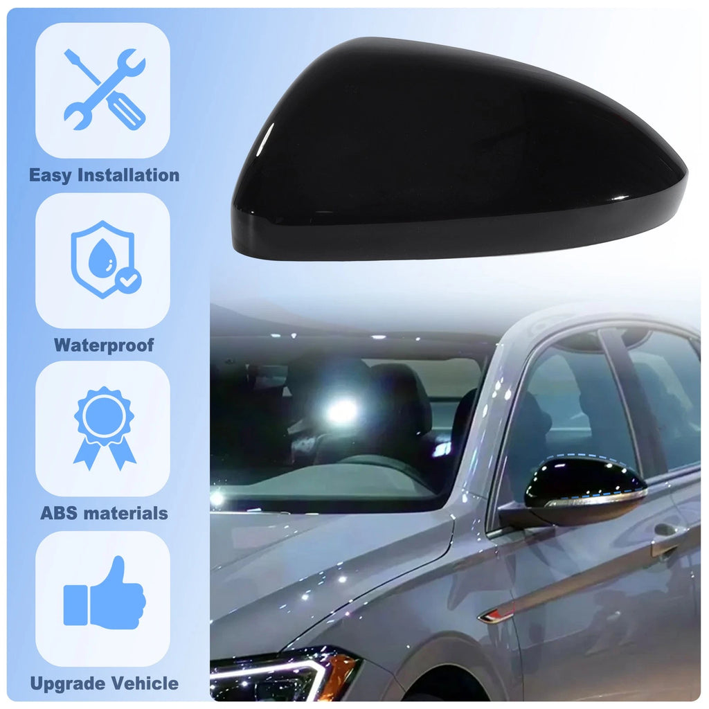 1Pcs Left Side Mirror Cover Cap for Volkswagen Jetta (2019–2025)